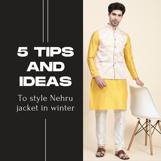 How to style Nehru jacket in winter 5 tips and ideas